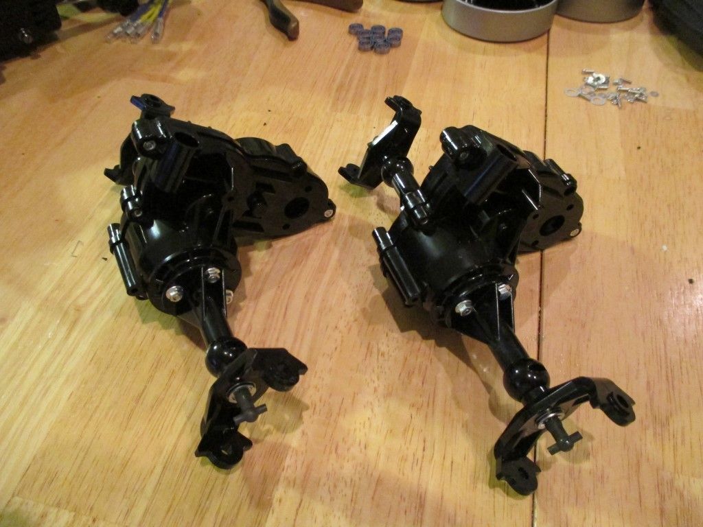 The assembled gearbox halves