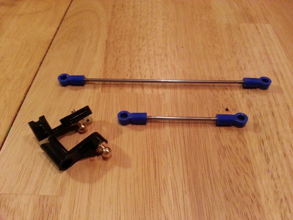 Steering arms and tie-rods assembled