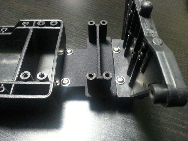 3D printed Stampede chassis extension